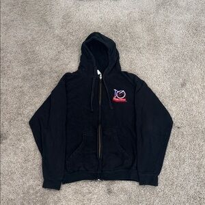 Tultex Black Hoodie with Zipper